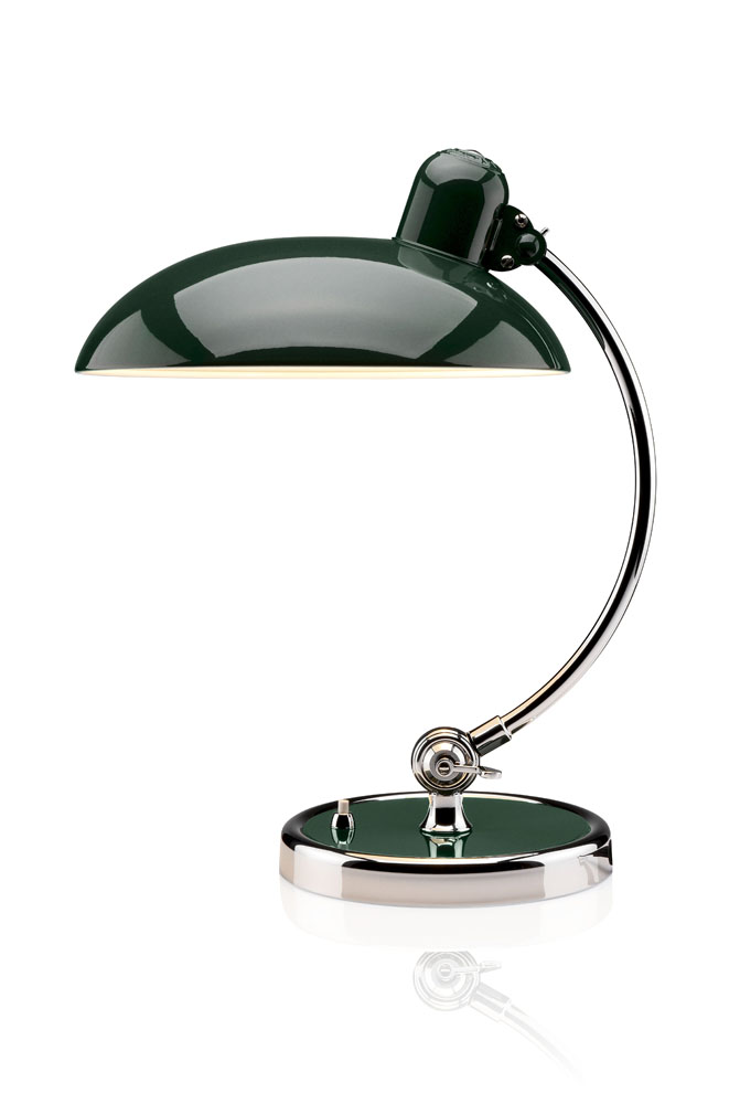 KAISER Idell Настольная лампа Luxus 6631-T 003 (Dark Green) Одна из икон стиля BAUHAUS- настольная лампа LUXUS 6631 FRITZ HANSEN