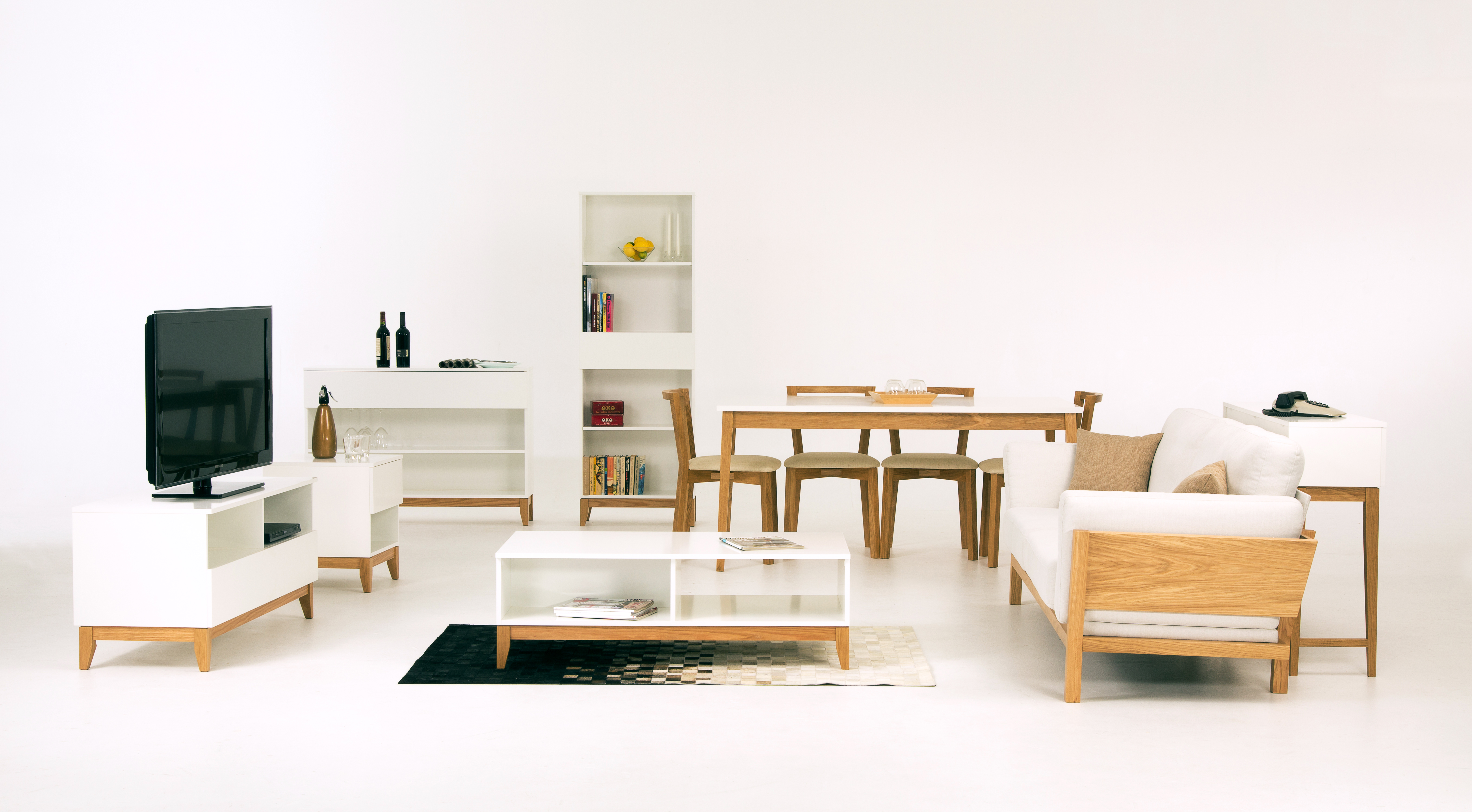 Консоль Blanco Консоль Blanco - это часть большой коллекции мебели в скандинавском стиле WOODMAN