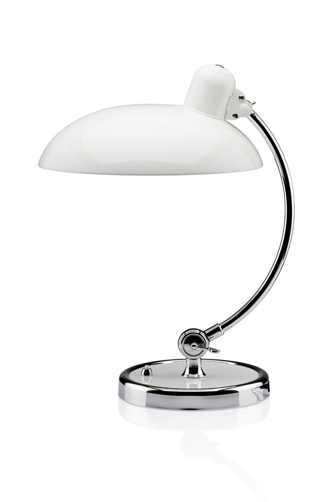 KAISER Idell Настольная лампа Luxus 6631 005 (White) Одна из икон стиля BAUHAUS - настольная лампа LUXUS 6631 FRITZ HANSEN
