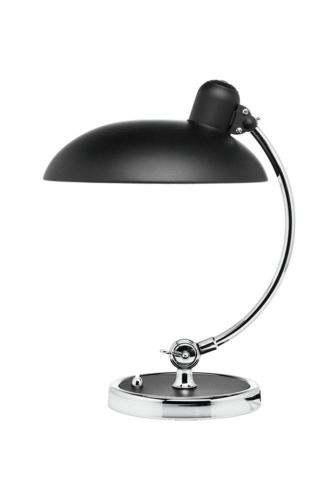 KAISER Idell Настольная лампа Luxus 6631-T 006 (Matt Black) Одна из икон стиля BAUHAUS - настольная лампа LUXUS 6631 FRITZ HANSEN