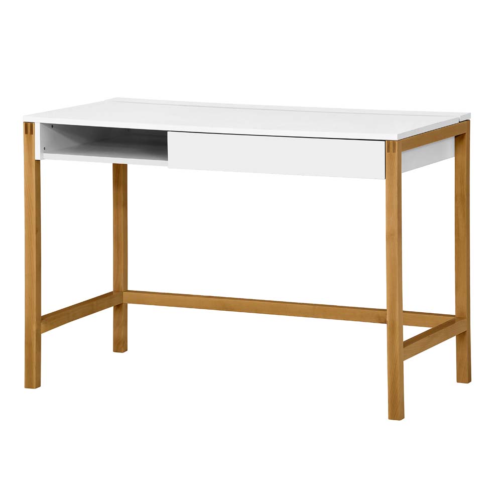 Письменный стол Northgate Desk MEL WHITE Northgate Desk White. Компактный и удобный письменный стол с выдвижным ящиком и нишей для хранения. WOODMAN