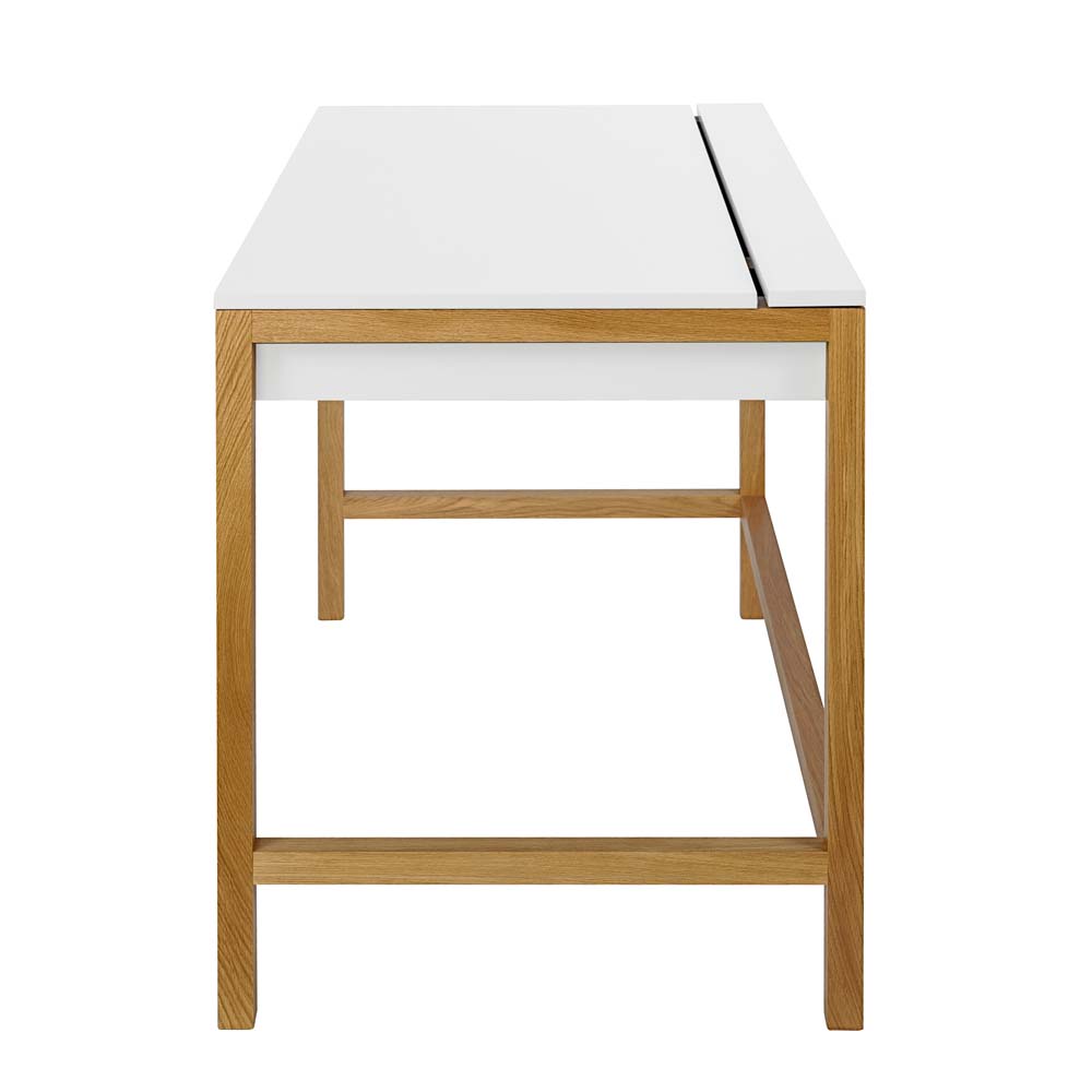 Письменный стол Northgate Desk MEL WHITE Northgate Desk White. Компактный и удобный письменный стол с выдвижным ящиком и нишей для хранения. WOODMAN