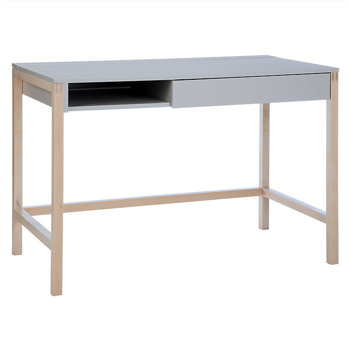 Письменный стол Northgate Desk MEL GRAY Northgate Desk Gray. Компактный и удобный письменный стол с выдвижным ящиком и нишей для хранения. WOODMAN